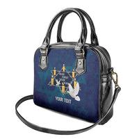 Personalised Israel Holocaust Remembrance Day Shoulder Handbag Yom HaShoah Never Forget Never Again