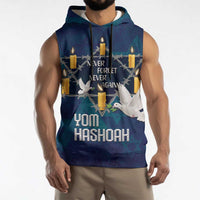 Personalised Israel Holocaust Remembrance Day Sleeveless Hoodie Yom HaShoah Never Forget Never Again