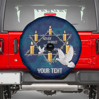 Personalised Israel Holocaust Remembrance Day Spare Tire Cover Yom HaShoah Never Forget Never Again