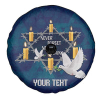 Personalised Israel Holocaust Remembrance Day Spare Tire Cover Yom HaShoah Never Forget Never Again