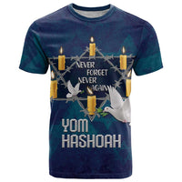 Personalised Israel Holocaust Remembrance Day T Shirt Yom HaShoah Never Forget Never Again