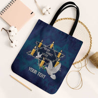 Personalised Israel Holocaust Remembrance Day Tote Bag Yom HaShoah Never Forget Never Again