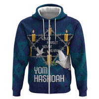 Personalised Israel Holocaust Remembrance Day Zip Hoodie Yom HaShoah Never Forget Never Again