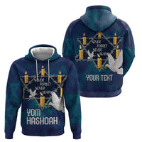 Personalised Israel Holocaust Remembrance Day Zip Hoodie Yom HaShoah Never Forget Never Again
