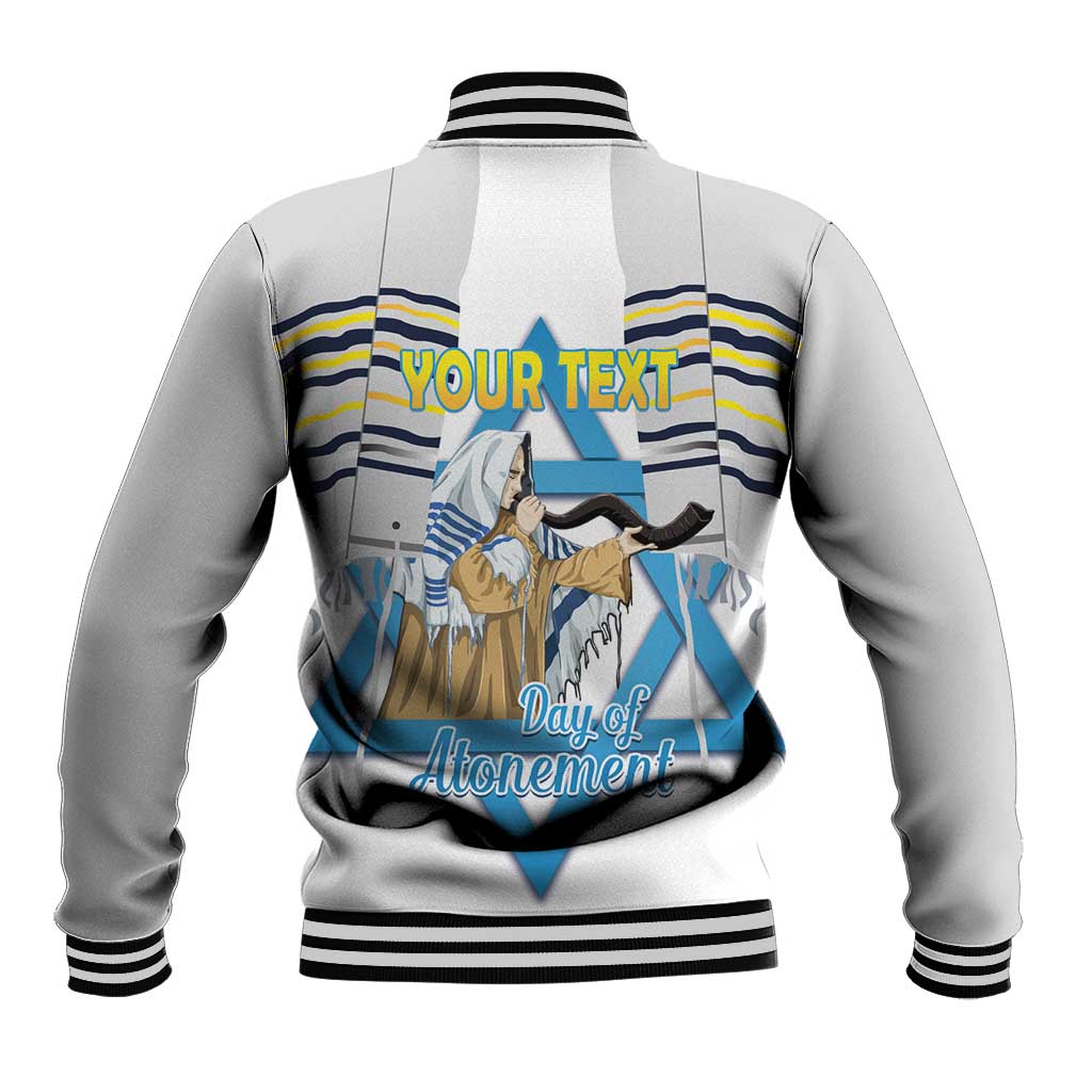 Personalised Yom Kippur Israel Baseball Jacket Day of Atonement Jewish Tallit
