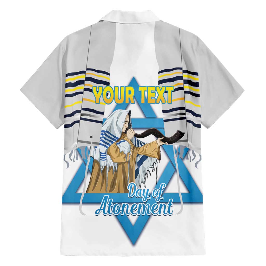 Personalised Yom Kippur Israel Hawaiian Shirt Day of Atonement Jewish Tallit