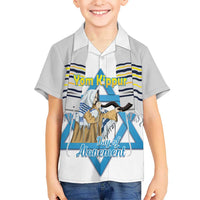 Personalised Yom Kippur Israel Kid Hawaiian Shirt Day of Atonement Jewish Tallit