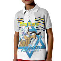 Personalised Yom Kippur Israel Kid Polo Shirt Day of Atonement Jewish Tallit