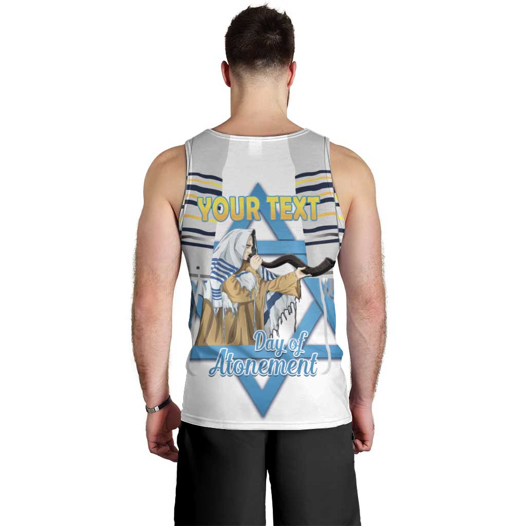 Personalised Yom Kippur Israel Men Tank Top Day of Atonement Jewish Tallit