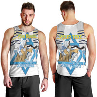 Personalised Yom Kippur Israel Men Tank Top Day of Atonement Jewish Tallit