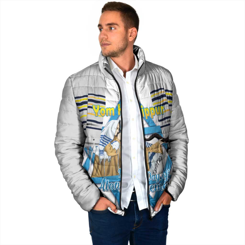 Personalised Yom Kippur Israel Padded Jacket Day of Atonement Jewish Tallit