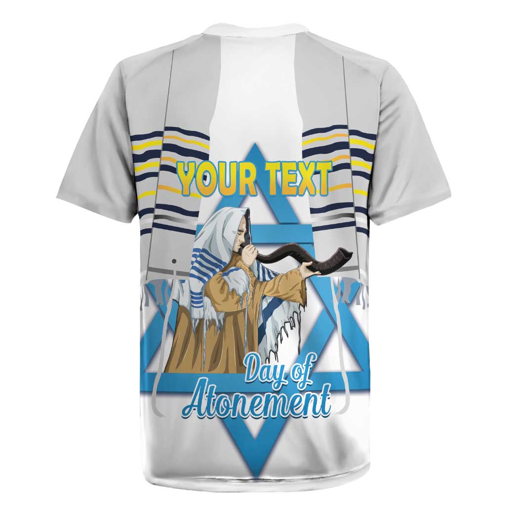 Personalised Yom Kippur Israel Rugby Jersey Day of Atonement Jewish Tallit