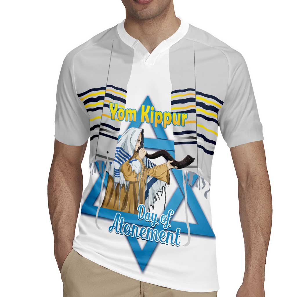 Personalised Yom Kippur Israel Rugby Jersey Day of Atonement Jewish Tallit