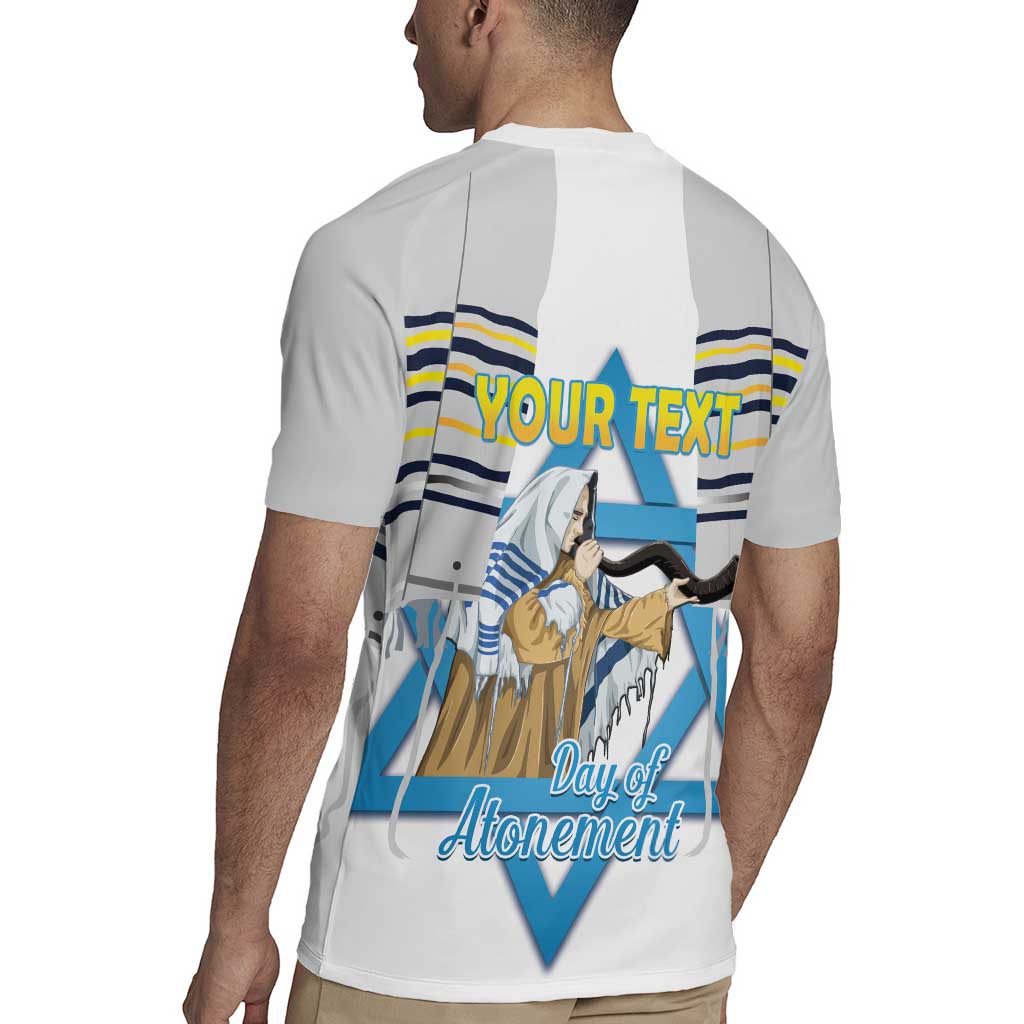 Personalised Yom Kippur Israel Rugby Jersey Day of Atonement Jewish Tallit