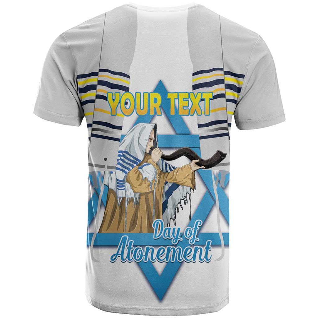 Personalised Yom Kippur Israel T Shirt Day of Atonement Jewish Tallit