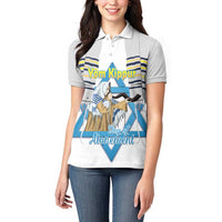 Personalised Yom Kippur Israel Women Polo Shirt Day of Atonement Jewish Tallit