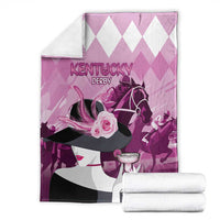 Kentucky Horse Racing Blanket Derby Mint Julep Girl - Pink Pastel LT14