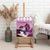 Kentucky Horse Racing Canvas Wall Art Derby Mint Julep Girl - Pink Pastel LT14