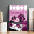 Kentucky Horse Racing Canvas Wall Art Derby Mint Julep Girl - Pink Pastel LT14