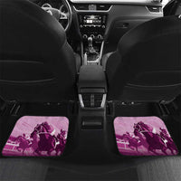 Kentucky Horse Racing Car Mats Derby Mint Julep Girl - Pink Pastel LT14
