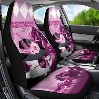 Kentucky Horse Racing Car Seat Cover Derby Mint Julep Girl - Pink Pastel LT14