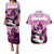 Kentucky Horse Racing Couples Matching Puletasi and Hawaiian Shirt Derby Mint Julep Girl - Pink Pastel LT14