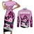 Kentucky Horse Racing Couples Matching Short Sleeve Bodycon Dress and Long Sleeve Button Shirt Derby Mint Julep Girl - Pink Pastel LT14