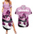 Kentucky Horse Racing Couples Matching Summer Maxi Dress and Hawaiian Shirt Derby Mint Julep Girl - Pink Pastel LT14
