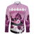 Kentucky Horse Racing Family Matching Long Sleeve Bodycon Dress and Hawaiian Shirt Derby Mint Julep Girl - Pink Pastel LT14