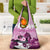Kentucky Horse Racing Grocery Bag Derby Mint Julep Girl - Pink Pastel LT14