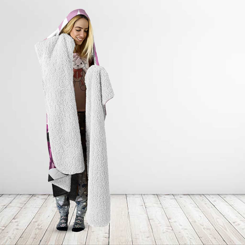 Kentucky Horse Racing Hooded Blanket Derby Mint Julep Girl - Pink Pastel LT14