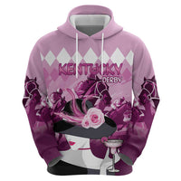 Kentucky Horse Racing Hoodie Derby Mint Julep Girl - Pink Pastel LT14
