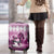 2024 Kentucky Horse Racing Luggage Cover Derby Mint Julep Girl - Pink Pastel