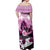 Kentucky Horse Racing Off Shoulder Maxi Dress Derby Mint Julep Girl - Pink Pastel LT14