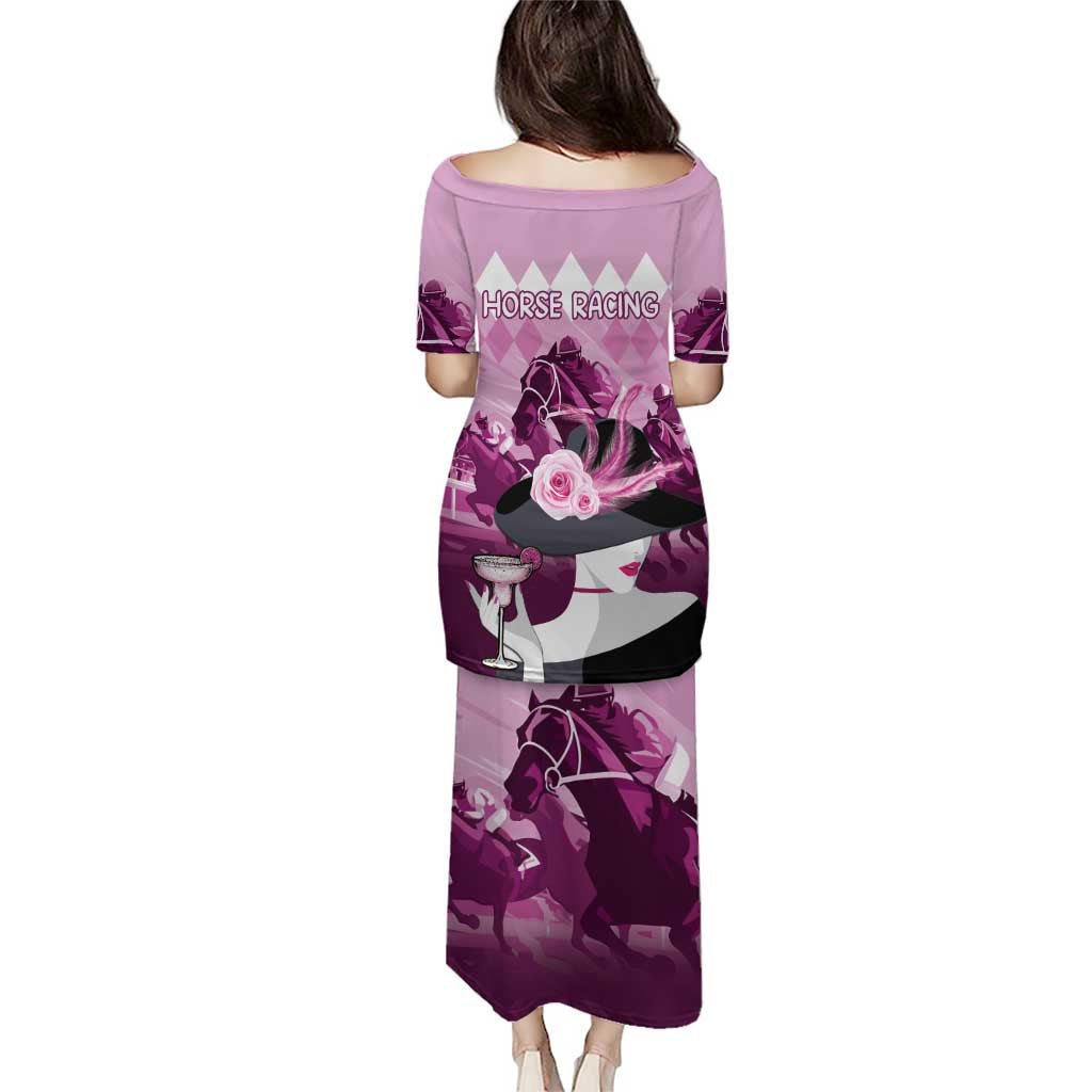 Kentucky Horse Racing Puletasi Derby Mint Julep Girl - Pink Pastel LT14