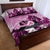 Kentucky Horse Racing Quilt Bed Set Derby Mint Julep Girl - Pink Pastel LT14