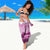 Kentucky Horse Racing Sarong Derby Mint Julep Girl - Pink Pastel LT14