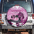Kentucky Horse Racing Spare Tire Cover Derby Mint Julep Girl - Pink Pastel LT14