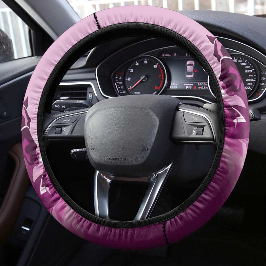 Kentucky Horse Racing Steering Wheel Cover Derby Mint Julep Girl - Pink Pastel LT14