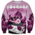 Kentucky Horse Racing Sweatshirt Derby Mint Julep Girl - Pink Pastel LT14