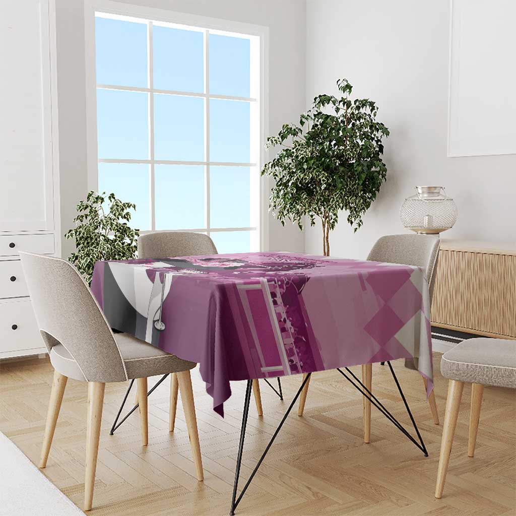 Kentucky Horse Racing Tablecloth Derby Mint Julep Girl - Pink Pastel LT14