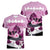 Kentucky Horse Racing Women V-Neck T-Shirt Derby Mint Julep Girl - Pink Pastel LT14