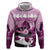 Kentucky Horse Racing Zip Hoodie Derby Mint Julep Girl - Pink Pastel LT14