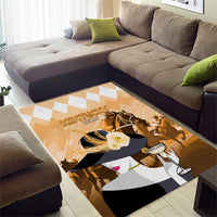 Kentucky Horse Racing Area Rug Derby Mint Julep Girl - Gold Pastel LT14