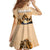 Kentucky Horse Racing Family Matching Off Shoulder Maxi Dress and Hawaiian Shirt Derby Mint Julep Girl - Gold Pastel LT14
