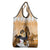 Kentucky Horse Racing Grocery Bag Derby Mint Julep Girl - Gold Pastel LT14