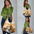 Kentucky Horse Racing Grocery Bag Derby Mint Julep Girl - Gold Pastel LT14