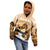 Kentucky Horse Racing Kid Hoodie Derby Mint Julep Girl - Gold Pastel LT14