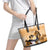 Kentucky Horse Racing Leather Tote Bag Derby Mint Julep Girl - Gold Pastel LT14
