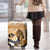 Kentucky Horse Racing Luggage Cover Derby Mint Julep Girl - Gold Pastel LT14